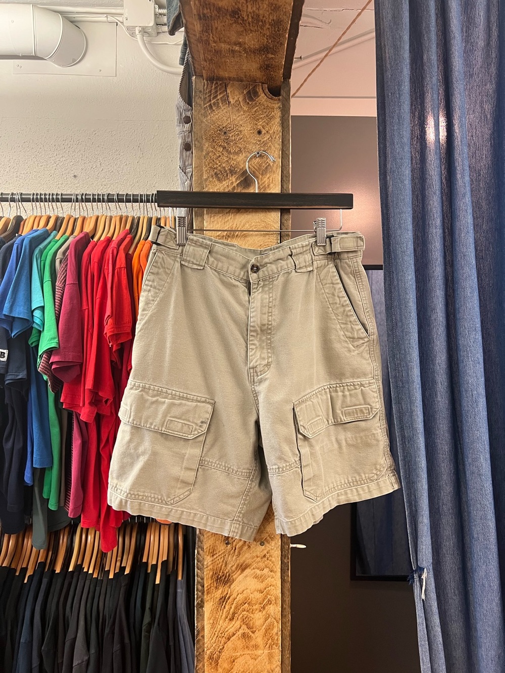 Vintage WindRiver Khaki Cargo Shorts